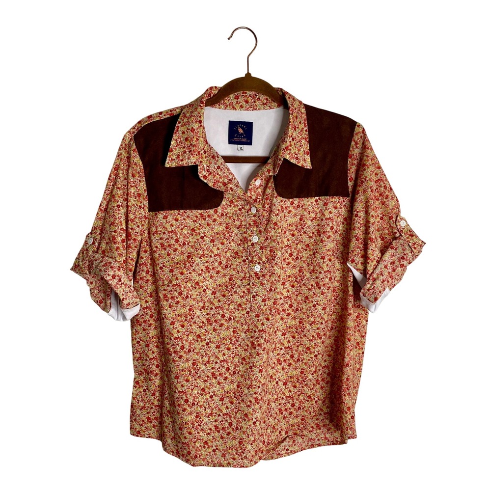 McKenna Quinn Floral Shooting Shirt Cottagecore Outdoor Quiet Luxury Country